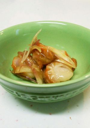 ホタテとみょうがのゆず味噌和え-レシピのメイン写真
