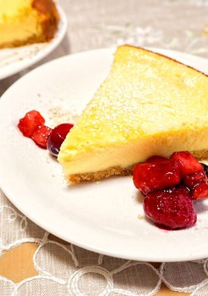 なめらかベイクドチーズケーキ-レシピのメイン写真