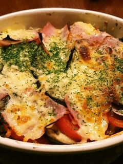 なす・トマト・ベーコンのチーズ焼き-レシピのメイン写真