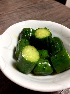 簡単即席!きゅうりの甘辛-レシピのメイン写真