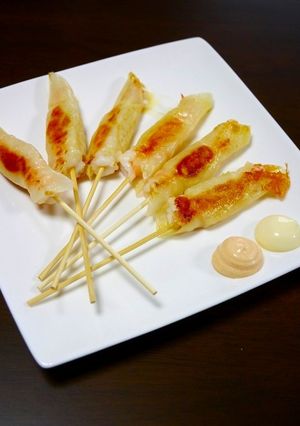 レンジで簡単！パリパリ☆エビの焼売皮焼き-レシピのメイン写真