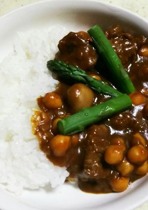 ひよこ豆のビーフカレー-レシピのメイン写真