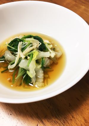 簡単！めんつゆで野菜のさっぱり煮びたし♫-レシピのメイン写真