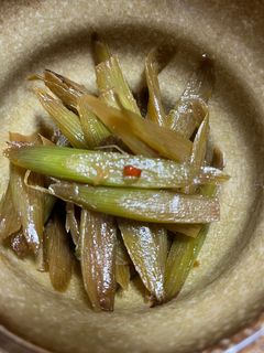 明日葉の茎できんぴら-レシピのメイン写真