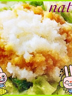 簡単 炒めレタスのおろし和え❤️(^^)-レシピのメイン写真
