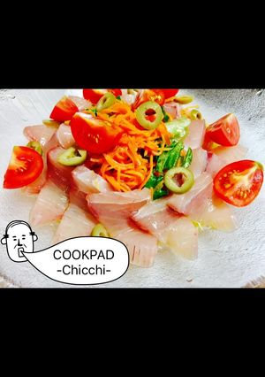 天然真鯛のカルパッチョ-レシピのメイン写真