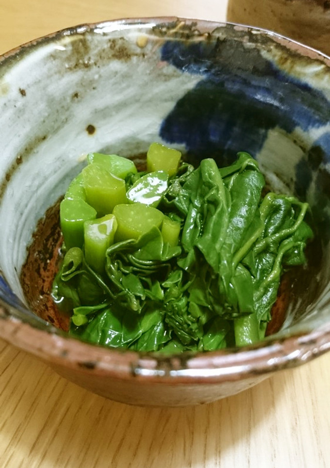 レンジで簡単♪つるむらさきのおひたし-レシピのメイン写真
