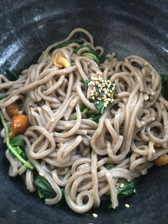 なめたけとモロヘイヤのぶっかけ蕎麦-レシピのメイン写真