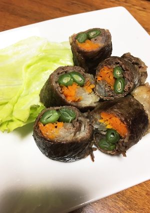 簡単だけどしっかりおかず♫牛肉の野菜巻き-レシピのメイン写真