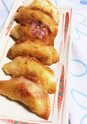 簡単 じゃがいもとベーコンの揚げ餃子-レシピのメイン写真