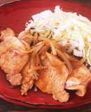 時短で簡単！すぐできちゃう生姜焼き☻