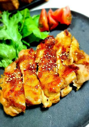 玉ねぎたっぷり 照り焼きチキン-レシピのメイン写真