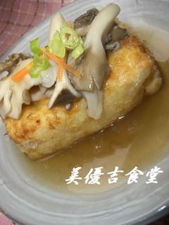 揚げ出し豆腐 きのこあんかけ-レシピのメイン写真