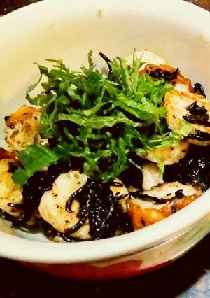 サッパリと「ヒジキとチクワの梅煮」-レシピのメイン写真
