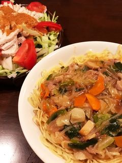 ズボラさんのあんかけ焼きそば-レシピのメイン写真