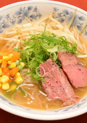 しらたきと即席みそ汁で作る味噌ラーメン-レシピのメイン写真