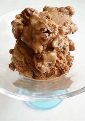 ラムレーズンチョコアイスクリーム-レシピのメイン写真