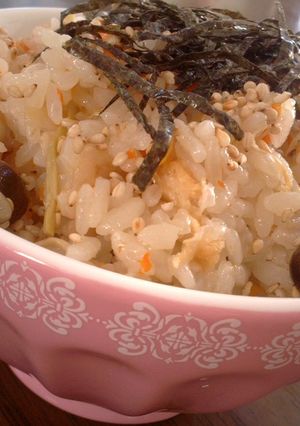 味付メンマＤＥ✿簡単中華風炊き込みご飯-レシピのメイン写真