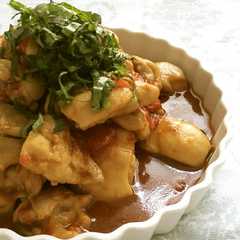 รูปของ 鶏のトマト照り焼き