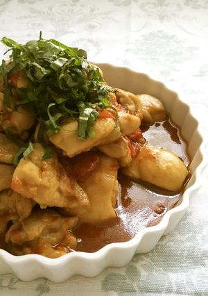 鶏のトマト照り焼き-レシピのメイン写真