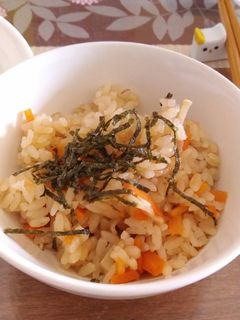 ピリッと辛い 新生姜炊き込みご飯-レシピのメイン写真