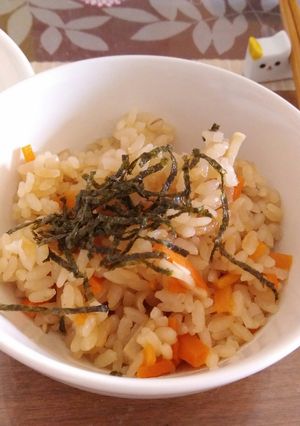 ピリッと辛い　新生姜炊き込みご飯-レシピのメイン写真