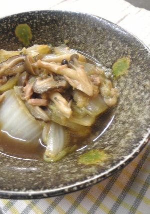✿白菜ときのこのしみじみ煮✿-レシピのメイン写真