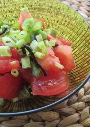 ダーリンのつま③R・トマト塩昆布サラダ-レシピのメイン写真