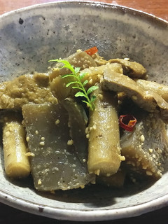 新ごぼうと蒟蒻の煮物-レシピのメイン写真