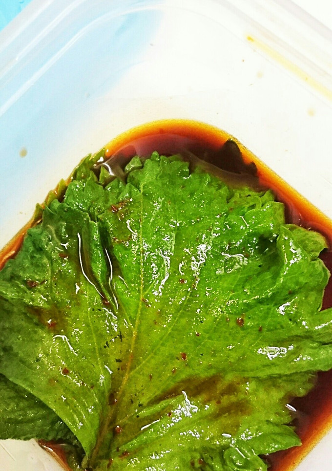 韓国風シソの醤油漬け-レシピのメイン写真