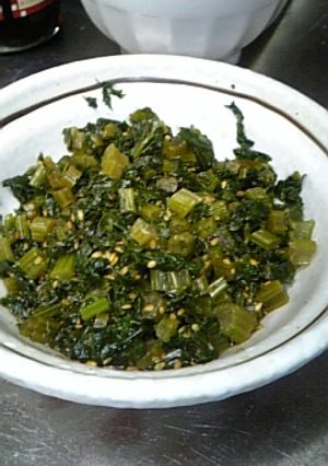 大根の葉っぱの油炒め-レシピのメイン写真