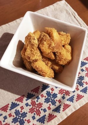 冷凍パン耳de絶品きな粉パン-レシピのメイン写真