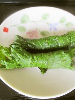 クルミ味噌の大葉巻き-レシピのメイン写真