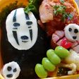 キャラ弁♡千と千尋の神隠しのかおなし♪
