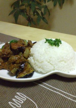 ナス＆ひき肉ドライカレー(＾A＾):*+-レシピのメイン写真