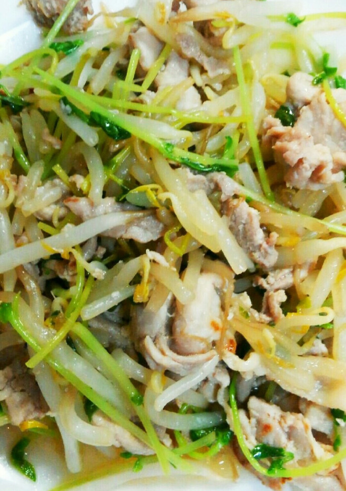 簡単！豚肉ともやしの塩麹炒め-レシピのメイン写真