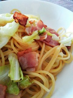 シンプル☆ベーコンとキャベツのパスタ-レシピのメイン写真