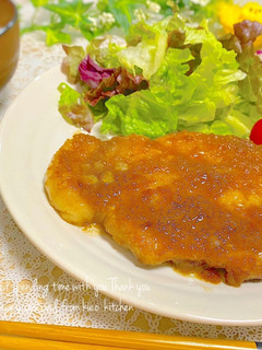 【飯泥棒】❀玉ねぎソースのポークソテー❀-レシピのメイン写真