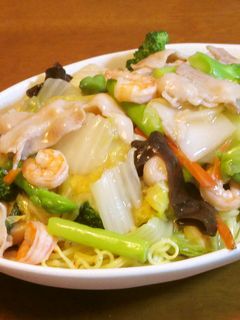 旬の野菜がたっぷり!五目あんかけ焼きそば-レシピのメイン写真