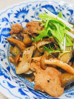 豚こまとナスのごまみそ炒め-レシピのメイン写真
