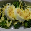 ブロッコリーとゆで卵のマヨチーズ焼き
