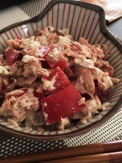 糖質制限 トマトとツナのサラダ-レシピのメイン写真