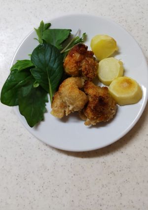 揚げずにヘルシー！グリルで鶏の唐揚げ-レシピのメイン写真