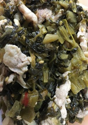 高菜と豚コマの炒め物-レシピのメイン写真