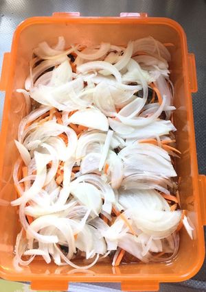 鯖のらんきょ酢漬け꒰๑˃꒵˂꒱◞ ♪-レシピのメイン写真