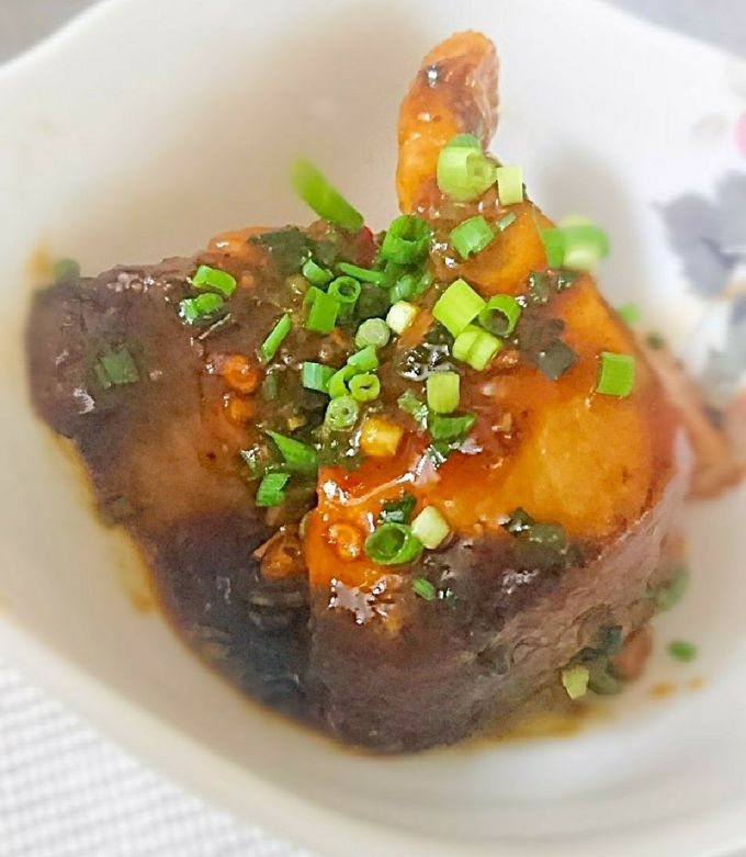 男子ごはん~カツオの韓国風ねぎがらめ~-レシピのメイン写真