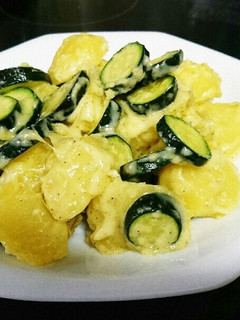 ズッキーニとじゃがいものチーズ炒め-レシピのメイン写真