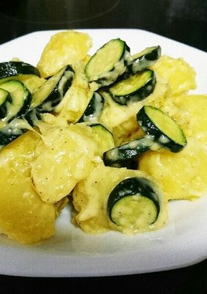 ズッキーニとじゃがいものチーズ炒め-レシピのメイン写真