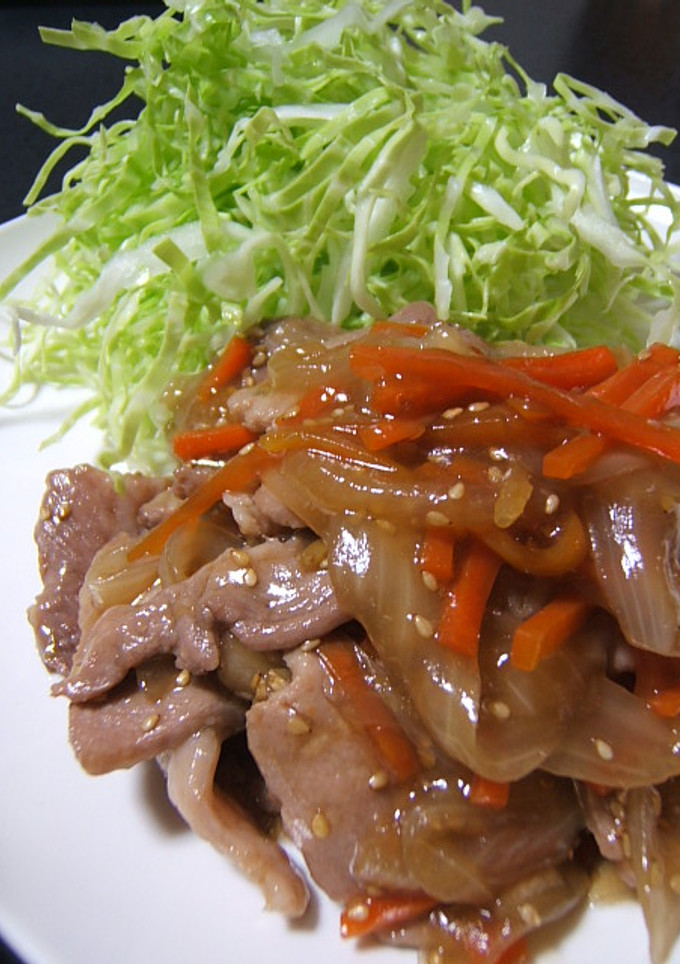 ヘルシーな豚のしょうが焼き？-レシピのメイン写真