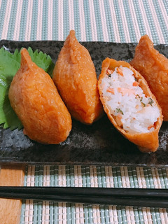 〜しそ香る〜変わり種いなり寿司-レシピのメイン写真